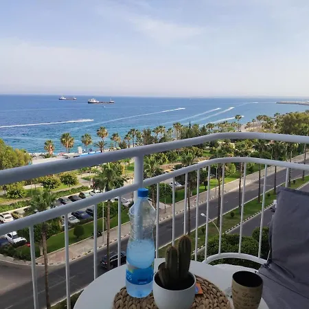 Seafront 1bdr, Panoramic Views, Marina Apartment Limassol